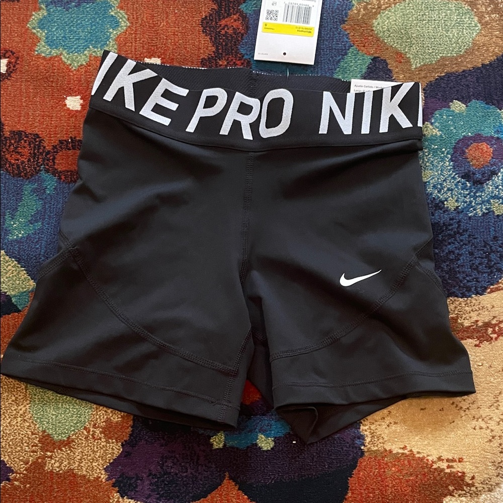 Nike Women's Black Pro Athletic Shorts